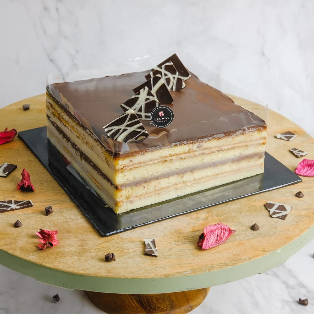 French Opera Cake Recipe - Baran Bakery