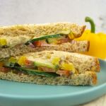 Picture of Hummus Bell Pepper  Sandwich (To-Go) (Vege)