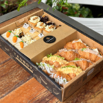 Picture of Mini Cakes Croissant Sandwiches Catering Box