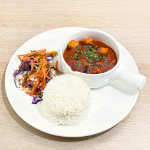 Picture of Tofu Tomato Gravy with Rice