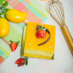 Picture of Mango Delight Cake  4" 