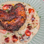 Picture of Chimichurri Chicken with Mushroom Ragout & Cranberry