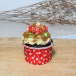 Eggless Chocolate Biscoff Cupcake