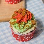 Picture of Eggless Chocolate Biscoff Cupcake