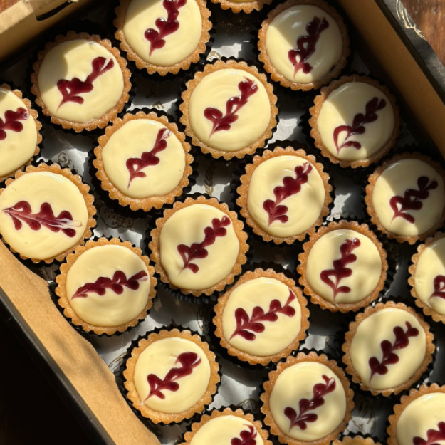 Picture of Mini Blueberry Cheese Tartlets Catering Box