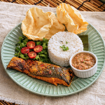 Picture of [Raya] Grilled Salmon Asam Kerisik with Nasi [OOS]