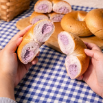 Picture of Blueberry Cream Cheese Bagel (Eggless)