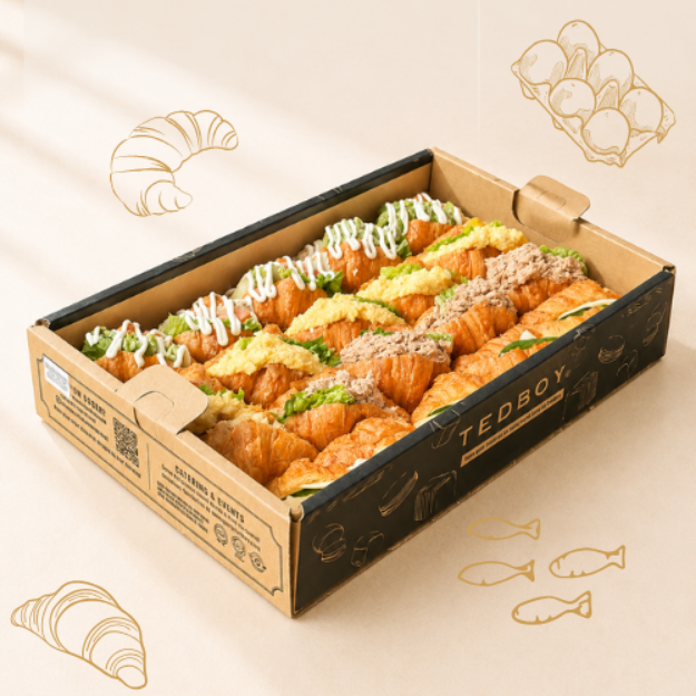 Picture of Mini Butter Croissant Sandwich Catering Box