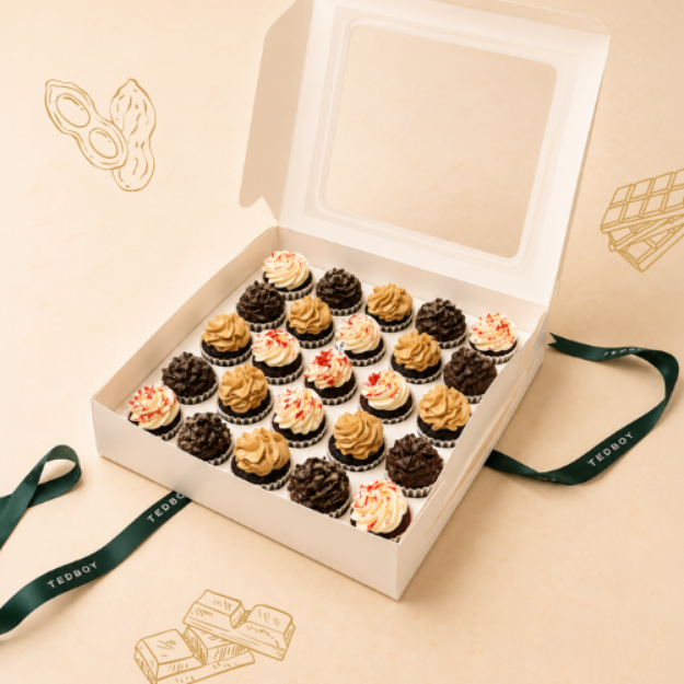 Picture of Assorted Cupcakes in Box