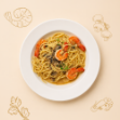 Picture of Spaghetti Aglio Olio with Shrimp