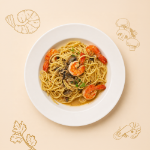 Picture of Spaghetti Aglio Olio with Shrimp