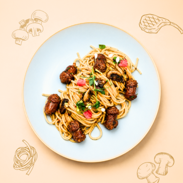 Picture of Spaghetti Aglio Olio Lamb Chorizo [OOS]