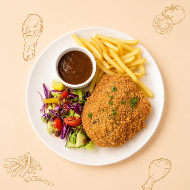 Picture of Chicken Chop with Fries
