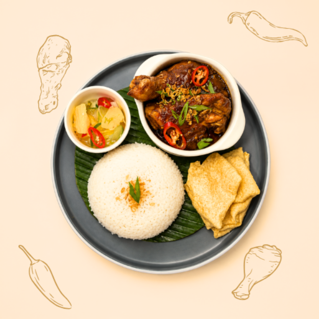 Picture of Nasi Ayam Masak Merah