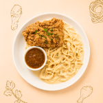 Picture of Fried Chicken Carbonara