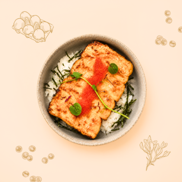 Picture of Mini Garlic Tobikko Tamagoyaki Don