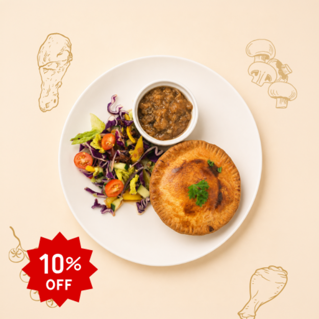 Picture of Handmade Chicken Mushroom Pie