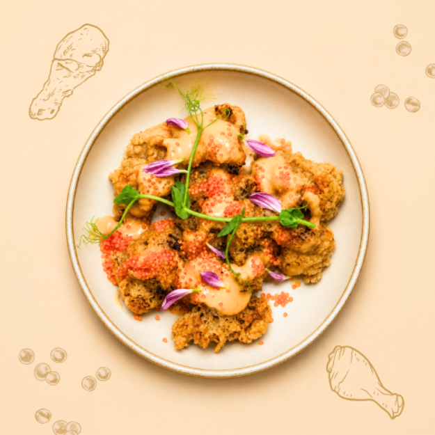 Picture of Crunchy Garlic Pop Chicken